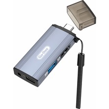 Go-Des Go Des GD-CT085 Type-C Bağlantılı 4in1 Hdtv Ses ve Video Adaptörü Usb3.0/hdmi/3.5mm/4k Ultra Hd 60hz