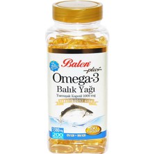 Bezos Omega 3 Plus+ Balık Yağı Yumuşak 200 Kapsül