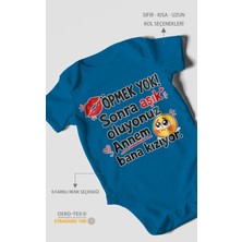 Morivo Kids Anneye Özel Kısa Kollu Bebek Body %100 Pamuk
