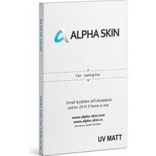 Alpha Skin Uv Nano Ekran Koruyucu Materyali 1 Paket - 25 Adet