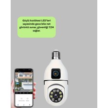 Aycer 1080P Wifi Ampul Güvenlik Kamerası – Gece Görüş & Uzaktan Erişim Yeni Nesil - Lisinya