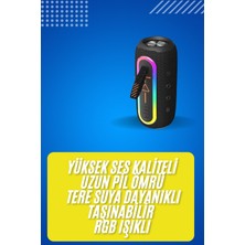 Bluetooth Hoparlör USB Şarjlı Uzun Pil Ömrü Android ve Ios Uyumlu Renkli Yeni Nesil - Lisinya