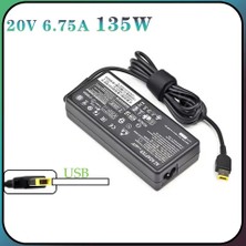 Bluesery 20V 6.75A 135W USB Tipli Kare Adaptör Şarj ADL135NLC3A