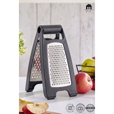 Muf Home Pratik Rende Katlanabilir Çift Taraflı Paslanmaz Çelik Rende Keskin Bıçaklı | Ergonomik, Yer Kaplamaz - Bpa Free