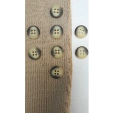 ILCARE Polyester Düğme 15 mm 8 Adet