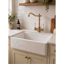 Yağız 3 Yollu Batarya Rustik Mat Gold Arıtma Bataryası