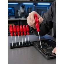 Aycer Profesyonel 7 Parça Tornavida Seti Ergonomik Saplı El Aleti - Lisinya