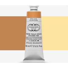 Lefranc&Bourgeois : Charbonnel : Su Bazlı Baskı & Gravür Mürekkebi : 60 ml : Yellow Ochre
