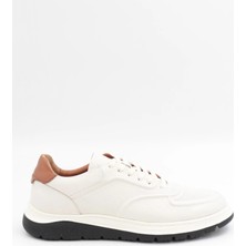 Togga 2228 Beyaz Hakiki Deri Günlük Erkek Sneakers