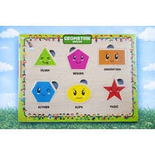 Maketçiniz Eva Eğitici Bul Tak Puzzle Geometri Montessori Zeka ve Motor Beceri Geliştirici Oyuncak