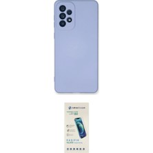 Marsilyan™- Galaxy A73 5g Kılıf Ahenk Serisi - Şeffaf Pasifik Cam Ekran Koruyucu