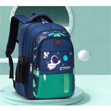 Kost Orijinal Erkek Çocuk Astronotlu Uzay Temalı Ultra Kaliteli Su Geçirmez Okul Sırt Çantası