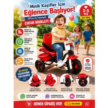 BabyHope Prens Bisiklet Kırmızı Siyah