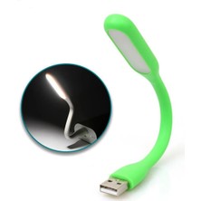 Derwell USB LED Lamba Katlanabilir Pc Laptop Klavye Aydınlatma Esnek Bükülebilir Powerbank/bilgisayar/laptop Gibi USB Bağlantısı Olan Cihazlarda Kullanabilirsiniz Yeşil