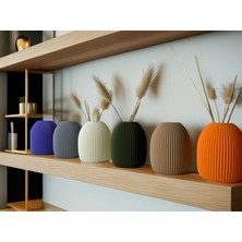 Baba Oğul 3D 3D Baskı Modern Dekoratif Vazo – Minimalist Tasarım | Ev ve Ofis Dekorasyonu - 15 cm - Farklı Renk Seçenekleri