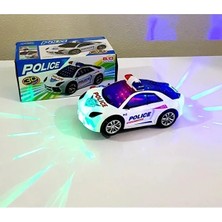 Ases Store Kutulu Pilli 3D Işıklı Polis Arabası