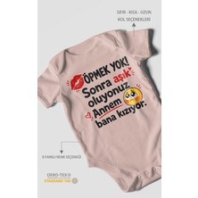 Morivo Kids Anneye Özel Kısa Kollu Bebek Body %100 Pamuk