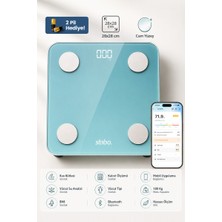 Sinbo Sbs 4477 Bluetooth Akıllı Dijital Baskül, Yağ ve Vücut Analizli, 180 kg