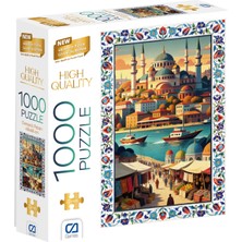 Ca Games Osmanlı Pazarı 1000 Parça 2,2mm Kalınlık 48X68CM Profesyonel Hobi Puzzle Yapboz Serisi