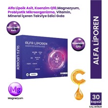 Renatus Alfa Liporen Alfa Lipoik Asit, Koenzim Q10, Magnezyum, Probiyotik Mikroorganizma, Vitamin ve Mineral Içeren Takviye Edici Gıda