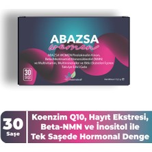Pharmaleaf Abazsa Women 30 Saşe – Kadınlar Için Enerji, Bağışıklık ve Hücre Yenilenmesi Destekli Takviye