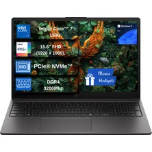 Hp 250R G10 Intel® Core™ 7 150U 16GB Ddr4 2tb SSD 15.6" Fhd (1920 x 1080), IPS WIN11PRO Taşınabilir Bilgisayar WD80HTETEX10