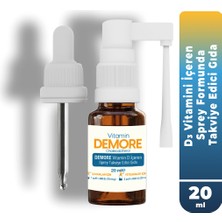 Pharmaleaf Demore D3 Vitamini Sprey 20 ml – Yüksek Emilimli D3 Takviyesi