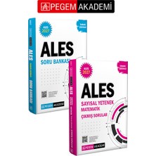 Pegem Akademi Yayıncılık PEGEM AKADEMİ 2027 ALES Tamamı Çözümlü Soru Bankası +  2027 ALES