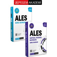 Pegem Akademi Yayıncılık PEGEM AKADEMİ 2027 ALES Tamamı Çözümlü Soru Bankası + 2027 ALES S