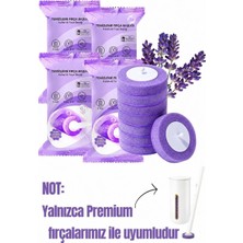 Mr. Güzellik Premium Deterjanlı Lavanta Kokulu Tek Kullanımlık Tuvalet Temizleme Süngeri 32 Adet (4 Paket)
