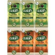 Dalan Antik Zeytinyağlı El Yapımı ve Beyaz Antik Doğal Sabun 900 gr X 6 Adet