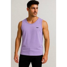Axxel Erkek Mor Askılı Atlet T-SHIRT-D235
