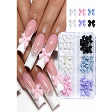 Misyul Tırnak Süsleme Soft Ribbon Charm Seti, Nail Art Tırnak Süslemesi