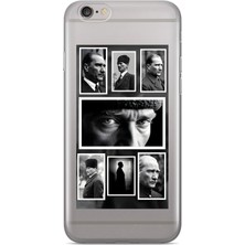 Moonset Iphone 6/6s Uyumlu Baskılı Yumuşak Silikon Şeffaf Telefon Kılıfı