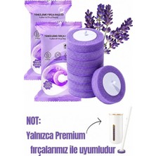 Mr. Güzellik 16 Adet (2 Paket) (Lavanta) Premium Deterjanlı Tek Kullanımlık Tuvalet Temizleme Süngeri | Duvara Mo