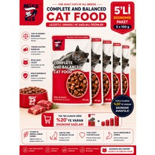 Miss Kis Premium Pouch Dana Etli Yetişkin Kedi Konservesi Seti 5x100 gr