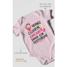 Morivo Kids Amcaya Özel Kısa Kollu Bebek Body %100 Pamuk