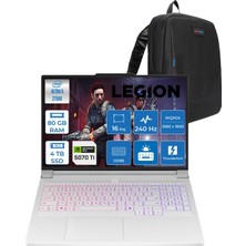 Lenovo Legion Pro 7 Intel Core Ultra 9 275HX 80GB Ddr5 4tb SSD W11PRO 12GB/RTX5070TI/140W 16" Wqxga (2560X1600) OLED 240Hz Gaming Laptop L16IAX10HP40 + Zettaçanta