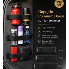 Markaflex Bagaj Düzenleyici Organizer Araç Araba Ve Oto Düzenleyici Sabitleyici Şerit 3lü Set