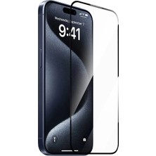 Vendas iPhone 15 Pro Max Uyumlu Super Hardness Tempered Cam Ekran Koruyucu
