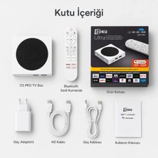 Pell C5 Pro 8k Android 14 Tv Box 4gb 64GB, Wi-Fi 6 Smart Media Player