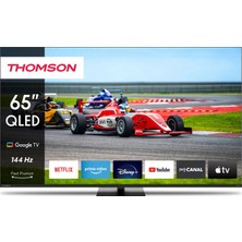 THOMSON 65” 164 Ekran Uydu Alıcılı 4K Ultra HD Google Smart QLED Pro TV 65QG7C14