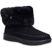 Hey Dude 44283 Camden Cuff Classic Cozy Siyah Kadın Bot