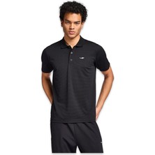 Lescon 26S-1297-26B Kısa Kol Polo Yaka T Siyah Erkek T-Shirt