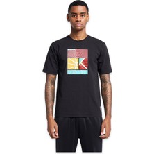 Lescon 26B-1053 Basketbol Kısa Kol Siyah Erkek T-Shirt