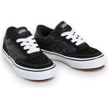 Vans VN000D82-K Brooklyn Ls Sneakers Siyah Kız Çocuk Spor Ayakkabı