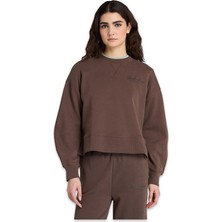 Timberland TB0A41ZB Lush Comfort Crew Sweat Kahverengi Kadın Sweatshirt