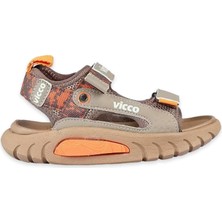 Vicco 332.P26Y.179 Konan Patik Kahverengi Erkek Çocuk Sandalet