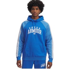 Under Armour 6003958 Ua Rival Flc Cb Hoodie Mavi Erkek Sweatshirt