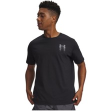 Under Armour 6009245 Ua M Blur Logo Ss Siyah Erkek T-Shirt